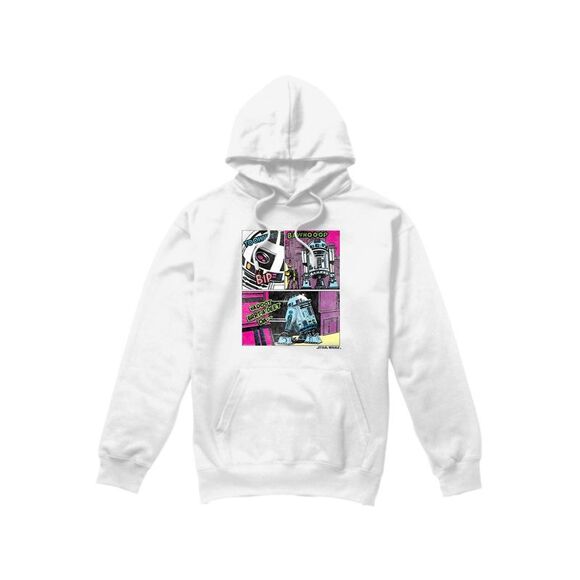 Star Wars Mens To The Rescue R2-D2 Hoodie / White